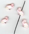 1 14x13mm Ceramic Pink Flamingo